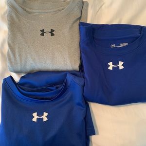 (3) Under Armour Long Sleeve Shirts Size-  XL